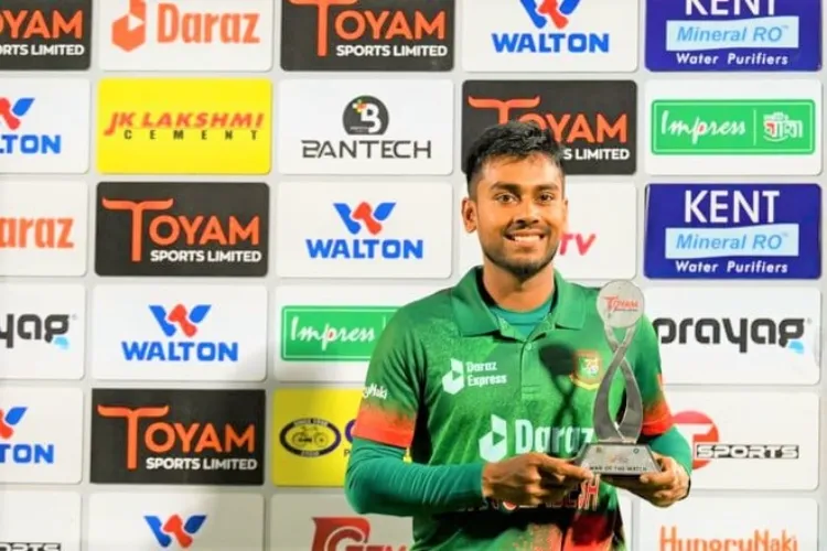 بنگلہ دیش نے اعصاب شکن مقابلے کے بعد انڈیا کو ایک وکٹ سے ہرا دیا