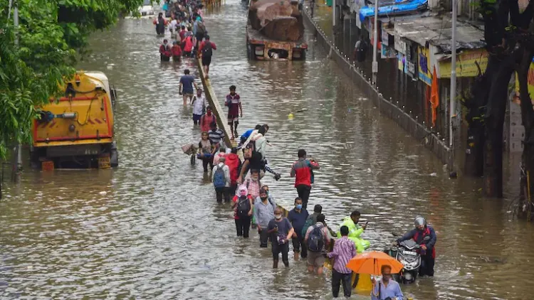 ممبئی میں بارش اور سیلاب کی صورتحال