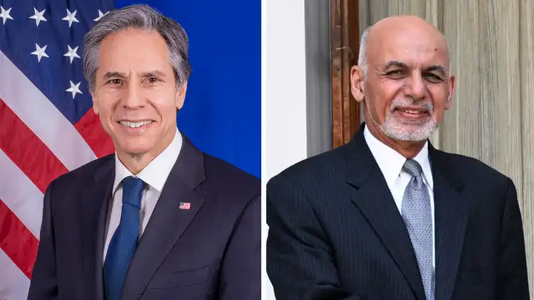 امریکی وزیرخارجہ کی افغان صدرسے گفتگو،مددکی یقین دہانی