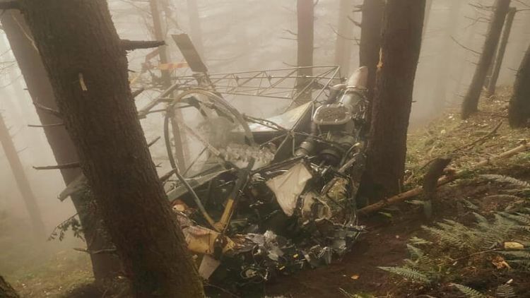  آرمی کا ہیلی کاپٹر حادثے کا شکار، دو پائلٹ ہلاک