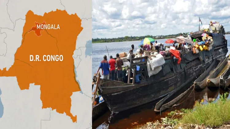 کانگو میں کشتی حادثہ: 50 سے زائد افراد ہلاک