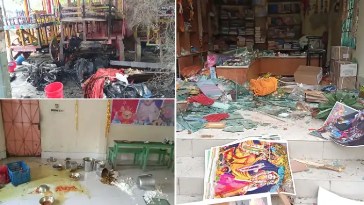 بنگلہ دیش:اسکان مندرپرحملہ، توڑپھوڑ،ایک شخص کاقتل

