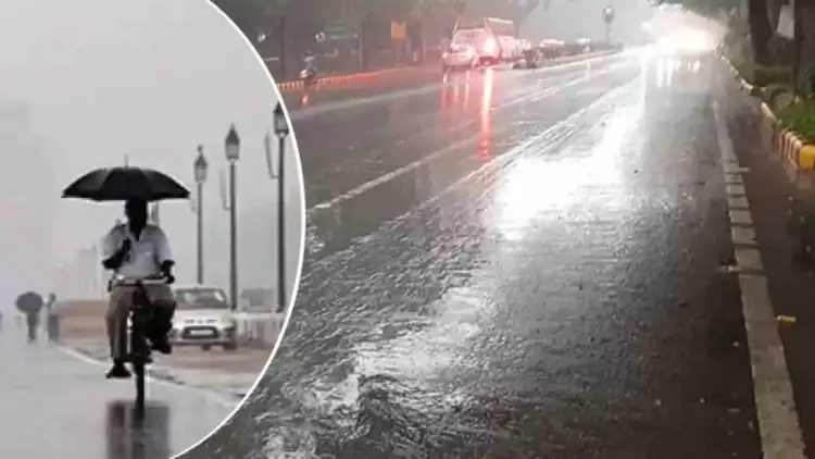 راجدھانی دہلی میں بارش،کثافت میں کمی کی توقع

