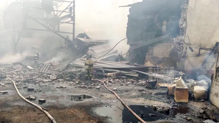 ماسکو: فیکٹری میں آتشزدگی۔ 15 افراد ہلاک
