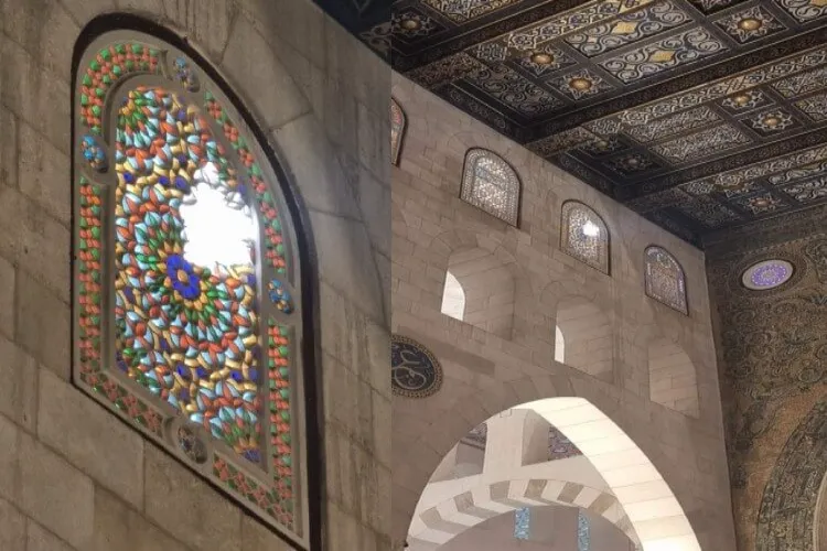 قبلہ اول مسجد اقصیٰ میں کھڑکیوں کی مرمت  