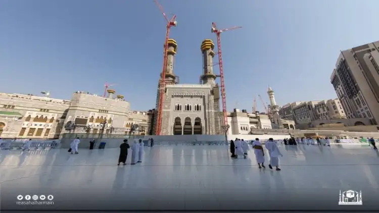 مسجد الحرام کی تیسری توسیع کا 90 فیصد تعمیراتی کام مکمل

