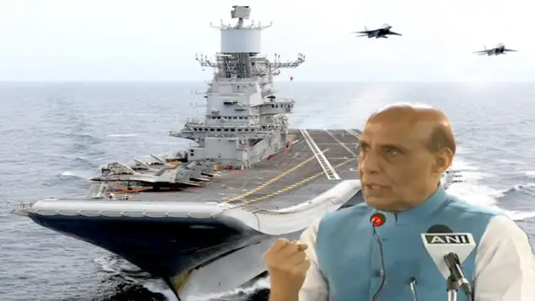 راج ناتھ سنگھ کے ہاتھوں ڈسٹرائر بحری جہاز بحریہ کے حوالے

