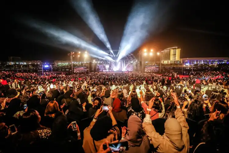 سعودی عرب:4 روزہ میوزک فیسٹیول میں 7 لاکھ سے زائد افرادکی شرکت

