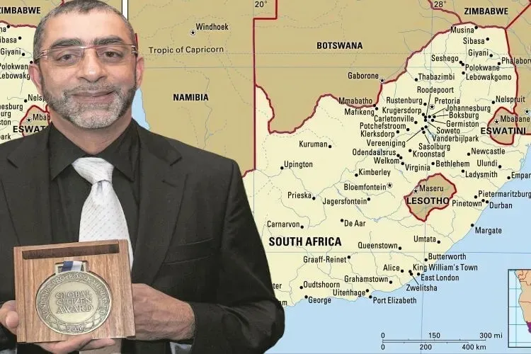 جنوبی افریقہ: سال کا بہترین شخص بنا، ایک ہند نژاد ڈاکٹر امتیازسلیمان