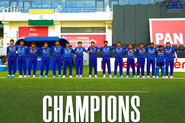 انڈر 19 ایشیا کپ:مسلسل  تیسری بار ہندوستان  بنا فاتح