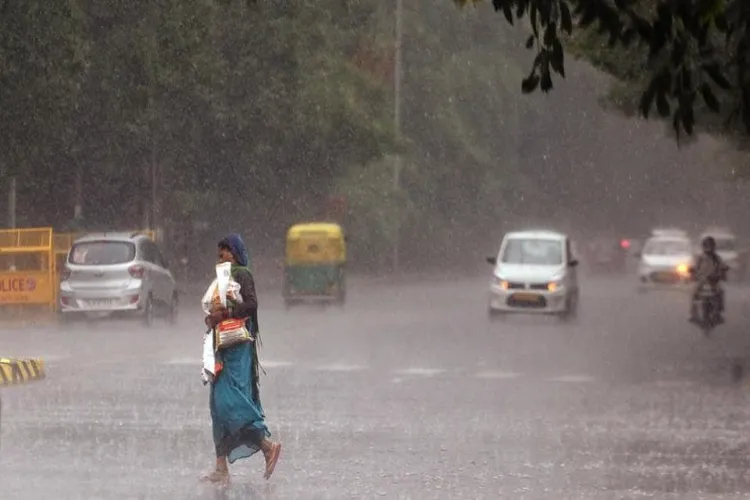 دہلی این سی آر میں بارش، نظام زندگی درہم برہم