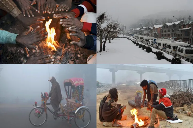 شمالی ہندوستان میں سردی کی شدید لہرجاری
