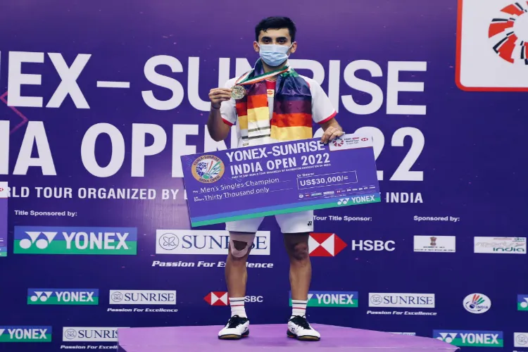 Lakshya became men's singles winner