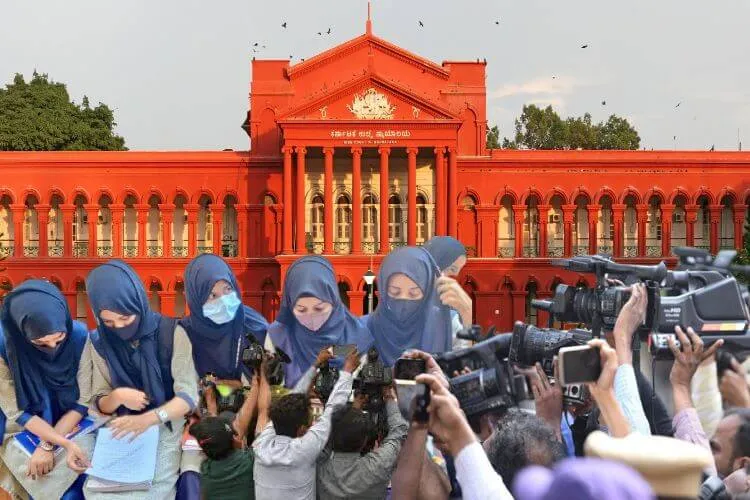 حجاب تنازعہ: حجابی طالبات کا تعاقب۔ 60 میڈیا ہاوسیز کے خلاف عرضی