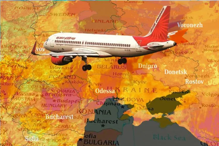 یوکرین بحران : رومانیہ پہنچے ہندوستانیوں کی  واپسی کے لیے دو جہاز بھیجنے کی تیاری   