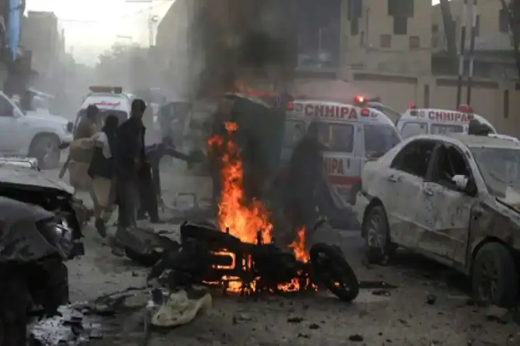 پاکستان: بلوچستان میں خود کش دھماکہ، 4ہلاک،35 زخمی
