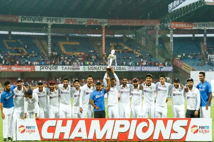 ٹیم انڈیا نے لگاتار 15ویں ہوم سیریز جیتی۔
