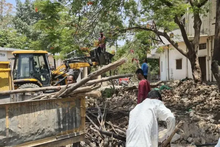 مدھیہ پردیش: کھلاڑی کا گھر توڑا گیا،کھلاڑی نے کی خود سوزی کی کوشش