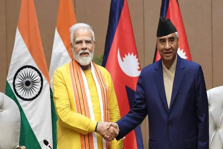 نیپال: مودی۔دیوبا ملاقات، متعدد معاہدے پر دسختط 