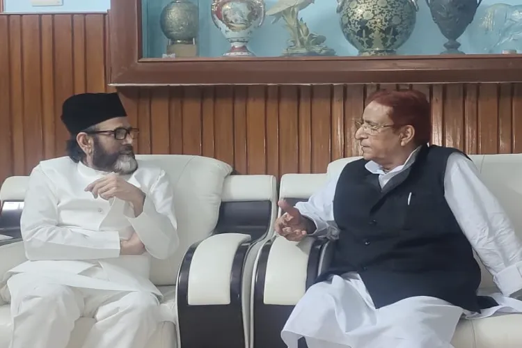 مولانا توقیر رضا کی اعظم خان سے ملاقات