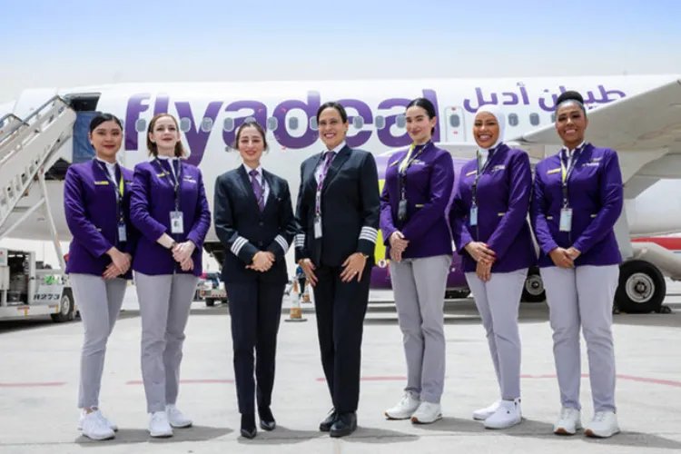 سعودی عرب: مکمل خواتین  اسٹاف کے ساتھ اندرون ملک پہلی پرواز