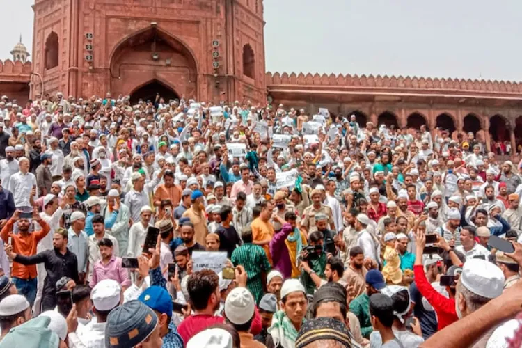 جامع مسجد احتجاج: کورونا قانون کے تحت کیس درج