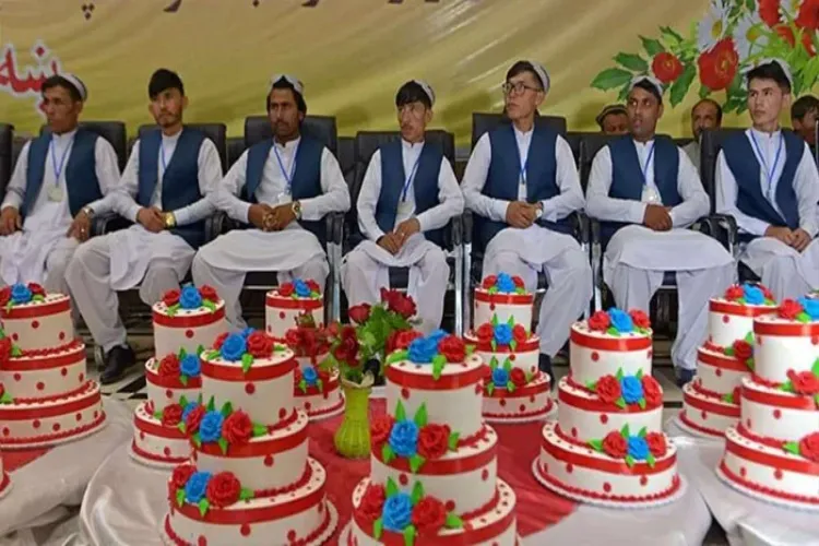 کابل : طالبان کی واپسی کے بعد پہلی بار اجتماعی شادیوں کا اہتمام