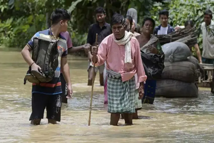 آسام، میگھالیہ میں سیلاب سے 31 افراد ہلاک، 3000 گاؤں زیر آب