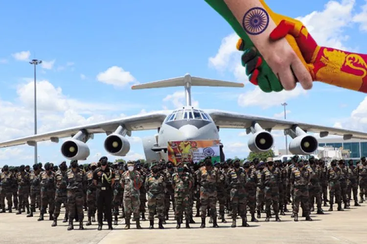   ہندوستان نے کی  لنکا میں فوج بھیجنے کی خبروں کی تردید