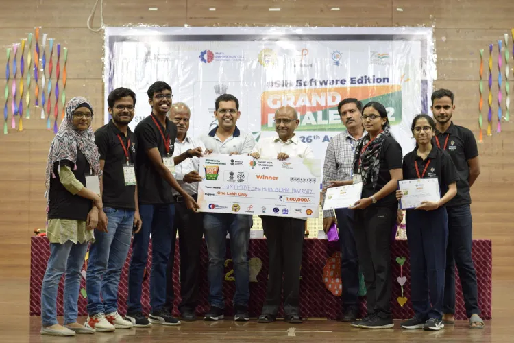  جامعہ ملیہ: ٹیم ایپی ون نےاسمارٹ انڈیا ہیکاتھن جیتا