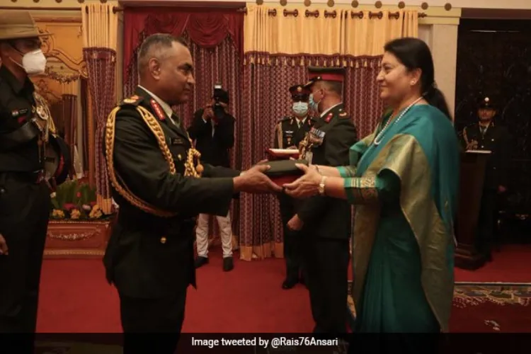   منوج پانڈے نیپالی آرمی جنرل کےاعزازی رینک سے سرفراز 