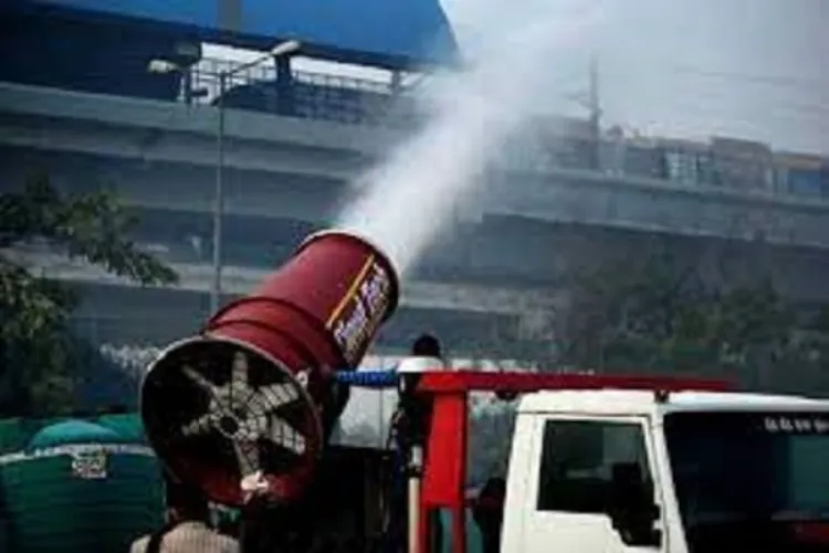 دہلی :  تعمیرات اور انہدامی سرگرمیوں کی جگہوں پر اینٹی اسموگ گنیں نصب کی جائیں