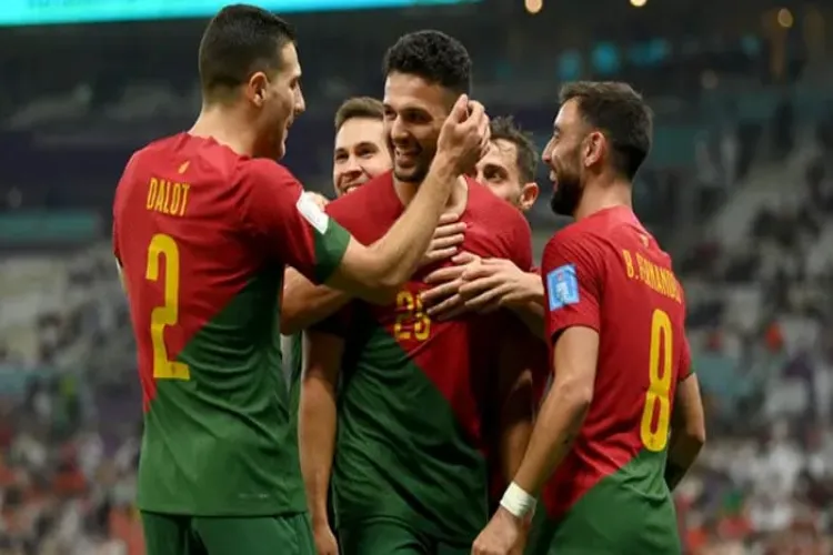 پرتگال نے سوئٹزرلینڈ کو 1-6 سے ہرادیا