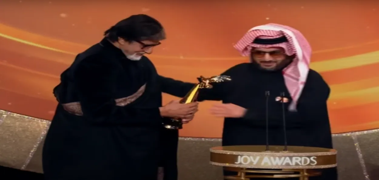 سعودی عرب نے امیتابھ بچن کو لائف ٹائم اچیومنٹ ایوارڈ سے نواز دیا