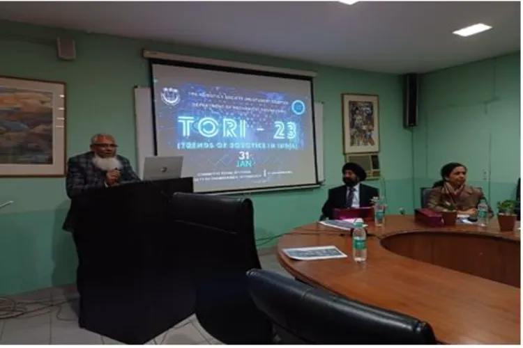 جامعہ ملیہ اسلامیہ میں ٹرینڈز آف روبوٹکس ان انڈیا (ٹوری۔تیئس) کا انعقاد