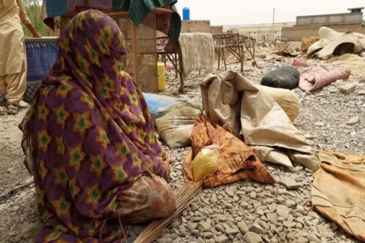  پاکستان:بلوچستان: سیلاب متاثرین ابتک سرکاری امداد کے منتظر