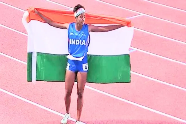 ہندوستان کی حنا ملک نے انڈر 20 چیمپئن شپ میں پہلا طلائی تمغہ
