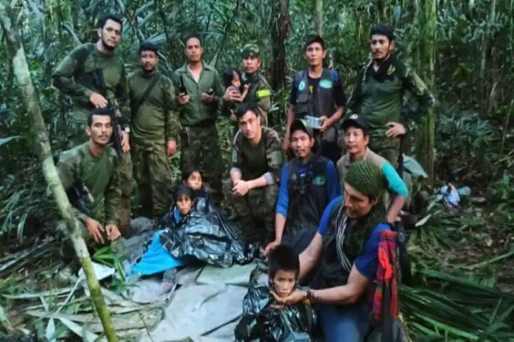 کولمبیا:40 دن بعد خطرناک جنگل سے 4 بچے زندہ ملے

