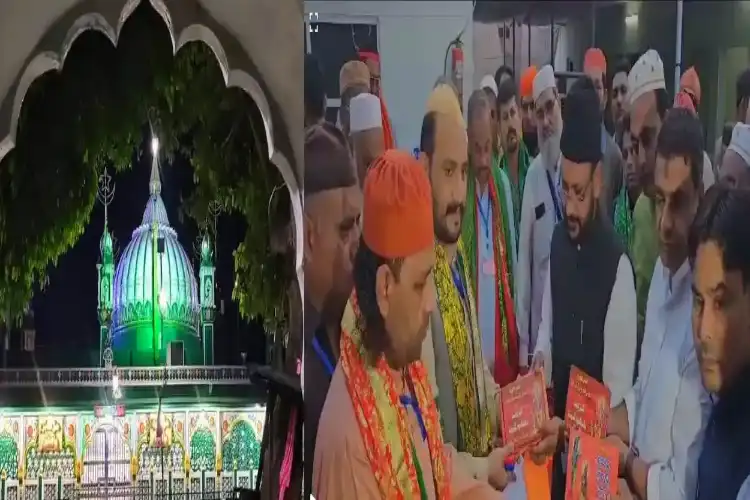 عرس کلیر شریف: سرحد پار کے ہندووں کے لیےپاکستانی زائرین کو گنگا جل ،بھگود گیتا اور رودراکش کے تحائف