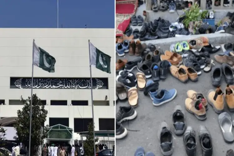 پاکستان:پارلیمنٹ ہاؤس مسجد سے 20 سے زیادہ نمازیوں کے جوتے چوری