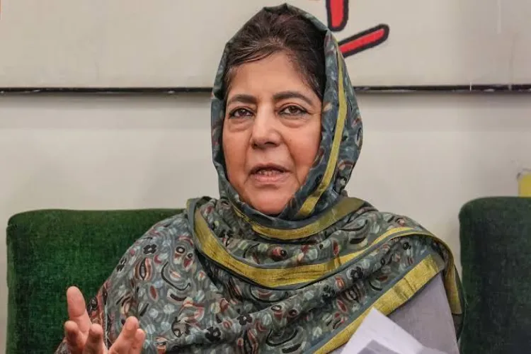 نیشنل کانفرنس کی قیادت نے نہیں چاہا کہ ہم ایک ساتھ چلیں:محبوبہ مفتی