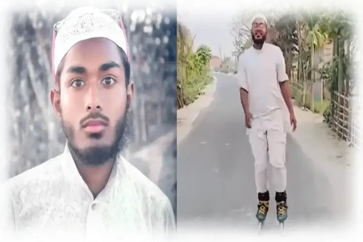   مولانا اسد اللہ فاروق - اسکیٹس میں مہارت کے سبب توجہ کا مرکز