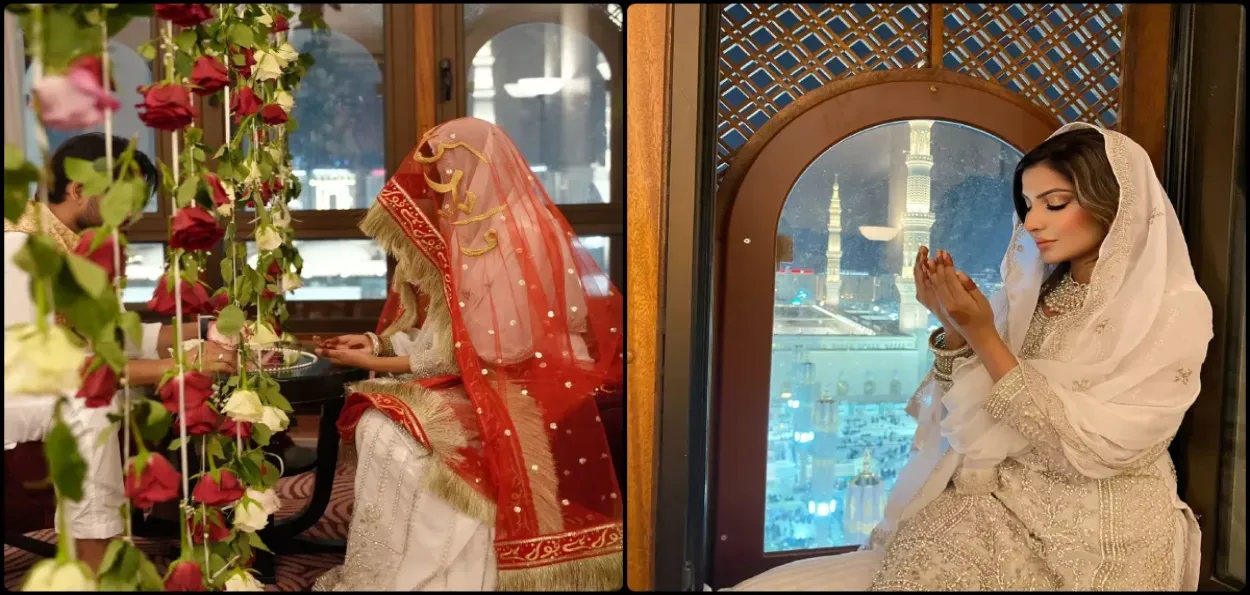 بگ باس اسٹار ثنا سلطان نے مدینہ میں کیا نکاح