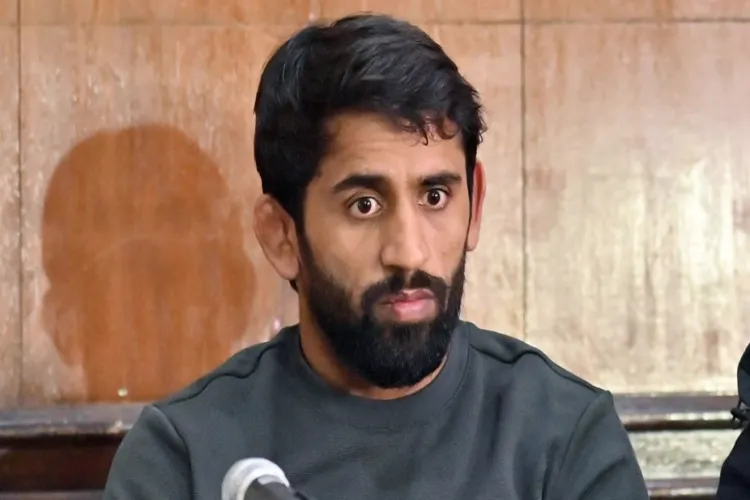   ڈوپ ٹیسٹ  سے انکار: بجرنگ پونیا چار سال کے لیے معطل
