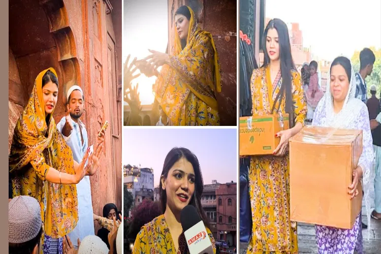 نیہا بھارتی: رمضان میں جامع مسجد کی سپر اسٹار
