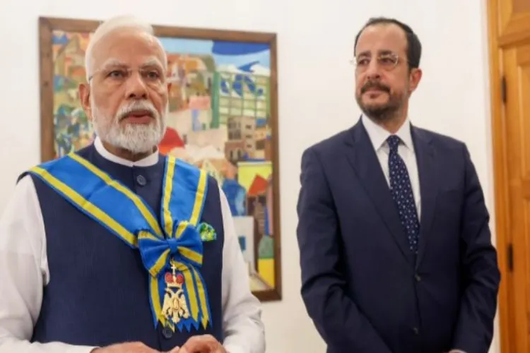مودی کو قبرص کا اعلیٰ ترین شہری اعزاز