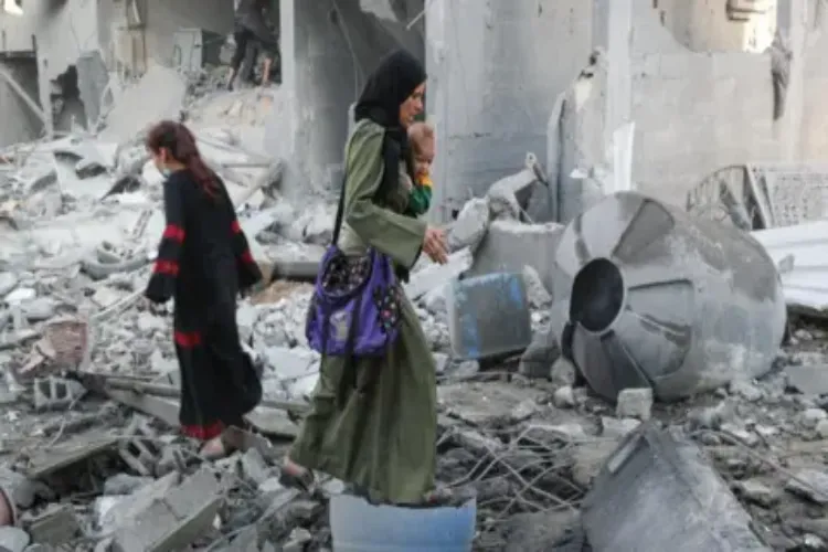 غزہ :  اسرائیل کا حملہ،امداد کے منتظر 56 فلسطینی ہلاک 