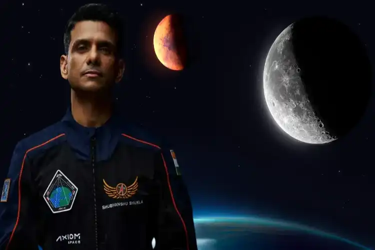 شُبھانشُو شُکلا نے خلا سے کیا ویڈیو کال
