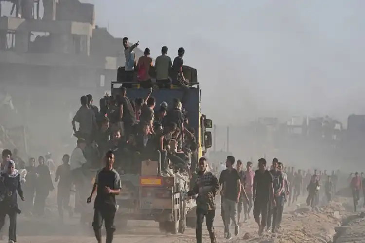 غزہ میں بھکمری:ہر گھنٹے ایک بچہ کی موت