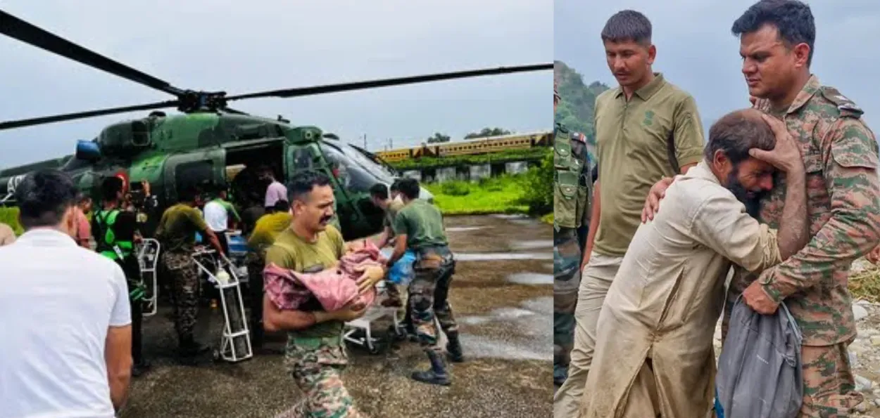  کشتواڑ اور کٹھوعہ میں تباہی - مرکز،ریاستی انتظامیہ اور فوج کا تال میل مصیبت زدہ لوگوں  کو  نئی زندگی دے گیا